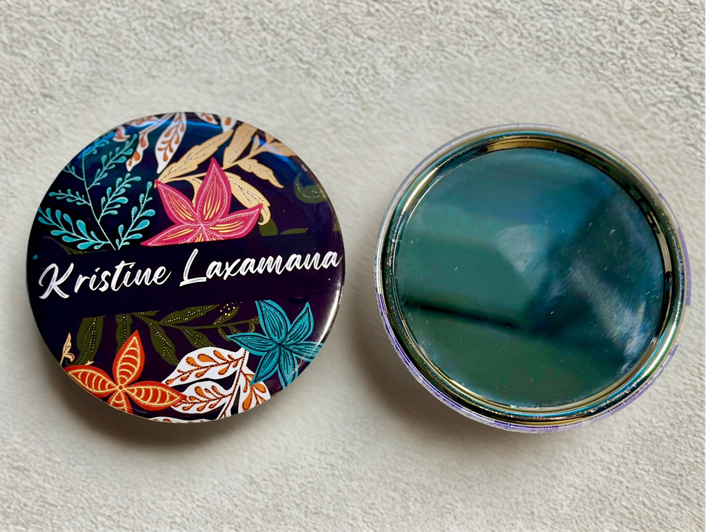 Set of 6 Custom Name 1 Side- Mirror 3x3” round | Custom gift | party Souvenir |Party Favors | giveaways | mixed or same design