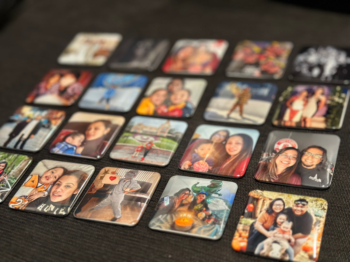 Custom Photo Fridge Magnet (2x2” square) Personalized Picture Magnet | Wedding Favors, Party Souvenirs, Birthday Keepsake Gift