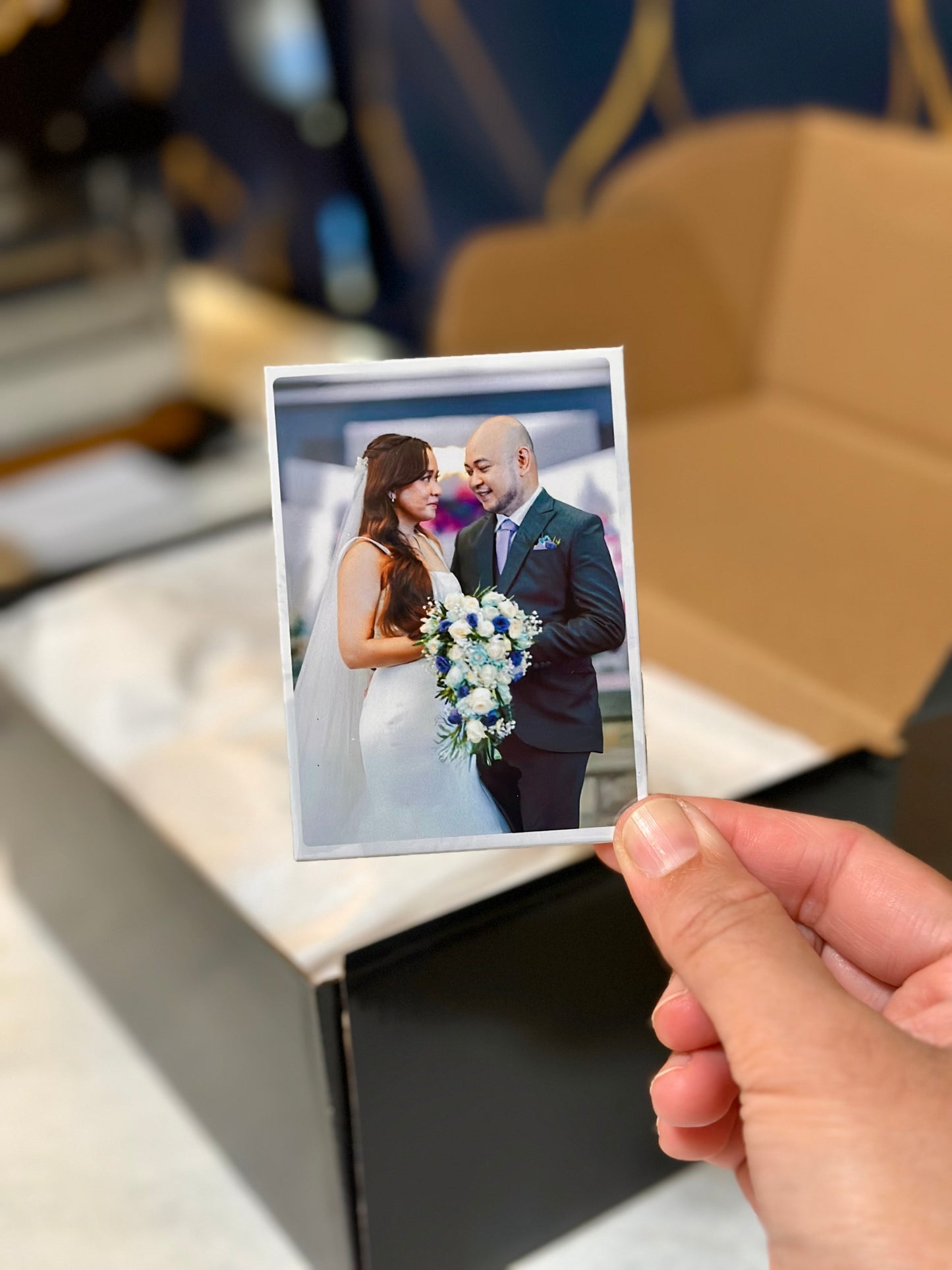 Custom Photo Fridge Magnet (2.6x3.6” XL rectangular magnet) Personalized Picture Magnet | Wedding Favors, Party Souvenirs, Birthday Keepsake Gift