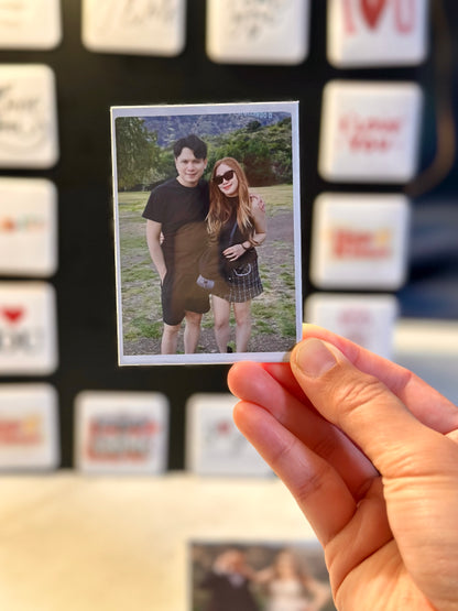 Custom Photo Fridge Magnet (2.6x3.6” XL rectangular magnet) Personalized Picture Magnet | Wedding Favors, Party Souvenirs, Birthday Keepsake Gift