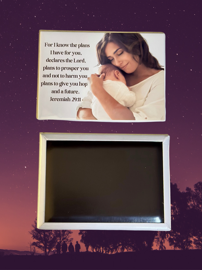 Custom Photo Fridge Magnet (2.6x3.6” XL rectangular magnet) Personalized Picture Magnet | Wedding Favors, Party Souvenirs, Birthday Keepsake Gift