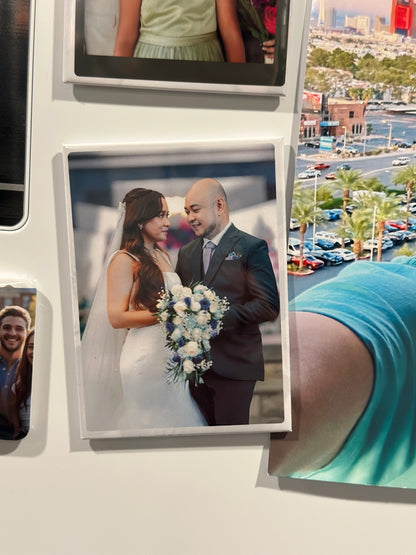Custom Photo Fridge Magnet (2.6x3.6” XL rectangular magnet) Personalized Picture Magnet | Wedding Favors, Party Souvenirs, Birthday Keepsake Gift