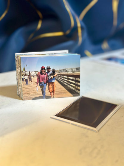 Custom Photo Fridge Magnet (2.6x3.6” XL rectangular magnet) Personalized Picture Magnet | Wedding Favors, Party Souvenirs, Birthday Keepsake Gift