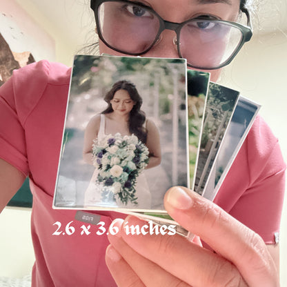 Custom Photo Fridge Magnet (2.6x3.6” XL rectangular magnet) Personalized Picture Magnet | Wedding Favors, Party Souvenirs, Birthday Keepsake Gift