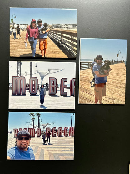 Custom Photo Fridge Magnet (2.6x3.6” XL rectangular magnet) Personalized Picture Magnet | Wedding Favors, Party Souvenirs, Birthday Keepsake Gift