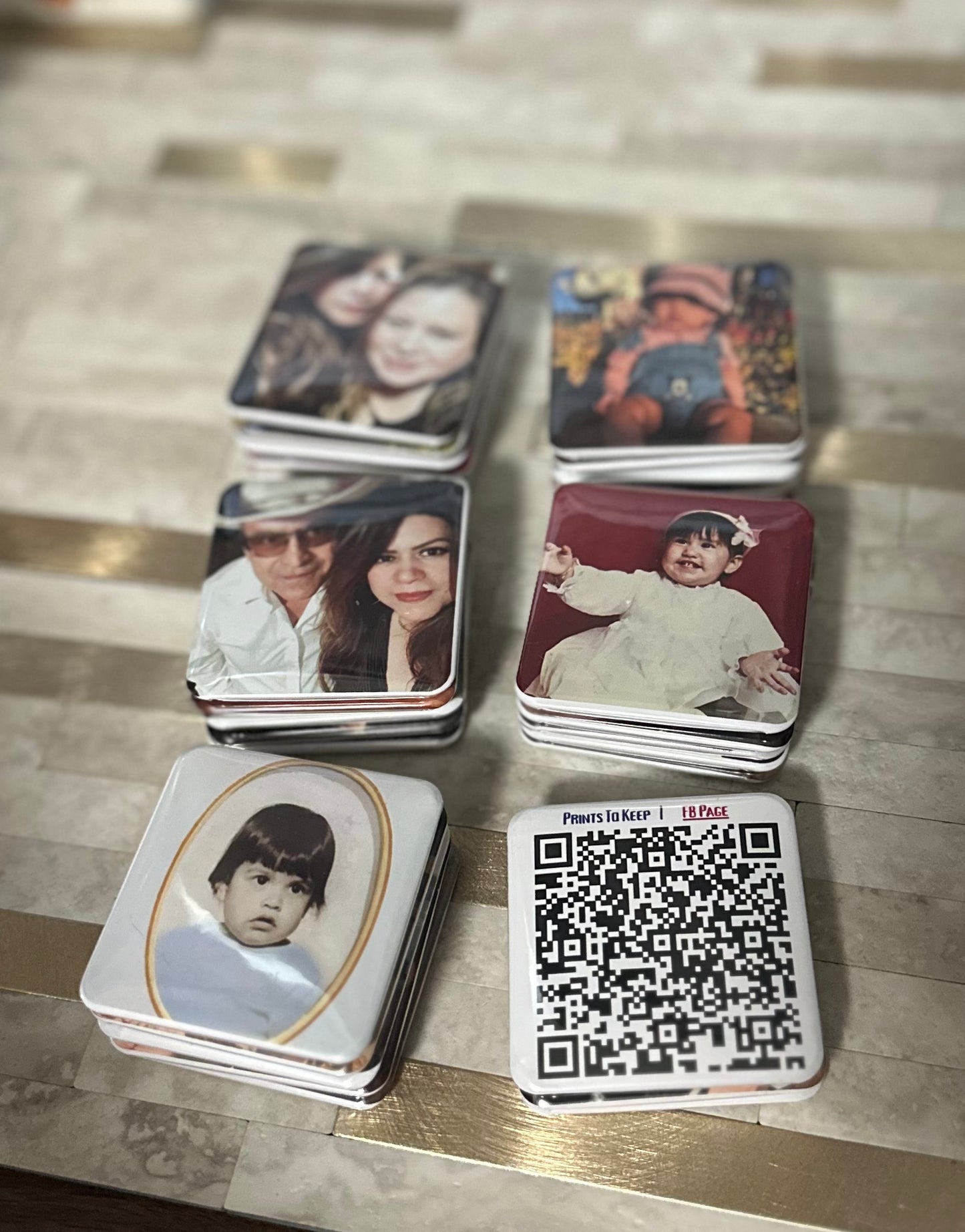 Custom Photo Fridge Magnet (2x2” square) Personalized Picture Magnet | Wedding Favors, Party Souvenirs, Birthday Keepsake Gift