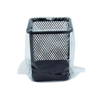Mesh Pen Holder with Custom Photo magnet (2x2") - Personalized Desk organizer