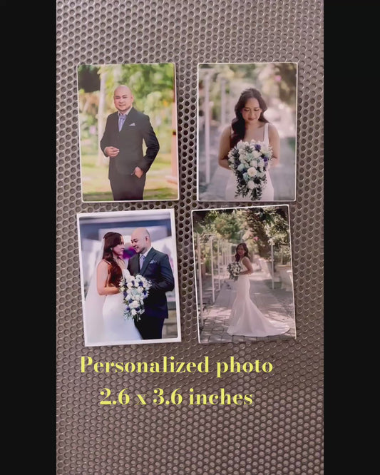 Custom Photo Fridge Magnet (2.6x3.6” XL rectangular magnet) Personalized Picture Magnet | Wedding Favors, Party Souvenirs, Birthday Keepsake Gift